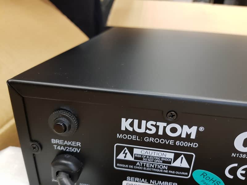 Kustom Groove 600HD 600-Watt Bass Amp Head NOS | Reverb