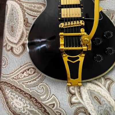 2024 Firefly FFSP pro locking tuners roller bridge Reverend Soft Touch trem spring upgrade Triple Pickup Les Paul Style Black Beauty image 13