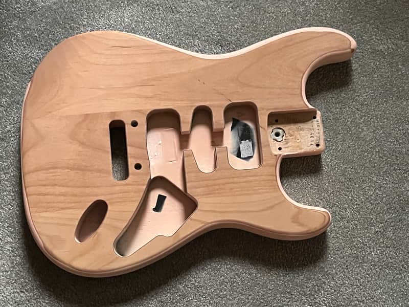 Fender American Professional Stratocaster guitar body unfinished image 1
