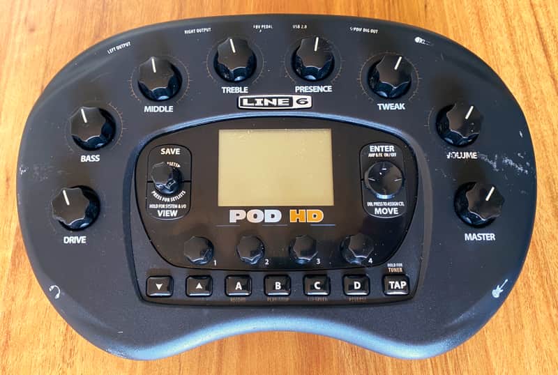 Line 6 POD HD – The Legendary Classic & Iconic "Kidney Bean" Multi Effects Pedal image 1
