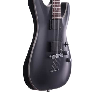Schecter Damien Platinum 6 Electric Guitar Satin Black image 9