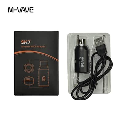 M-VAVE Rechargeable Wireless MIDI Receiver/Transmitter,MIDI adapter image 6