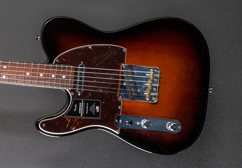 Fender American Professional II Telecaster Left Hand - 3 Color Sunburst w/Rosewood image 1
