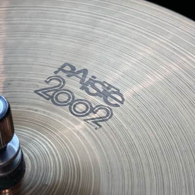 Paiste 14" 2002 Black Label Heavy Hihat Cymbal Pair - 950/1040g image 5