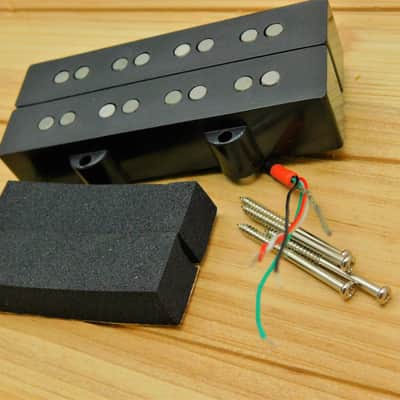 Artec Alnico JB Twin Pickup for 4-string Fender Jazz J Bass® Humbucker 4 wire image 5