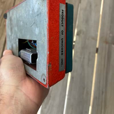 Univox Super Fuzz 1968 - 1978 - Metal vintage electric guitar pedal octave fuzz image 9