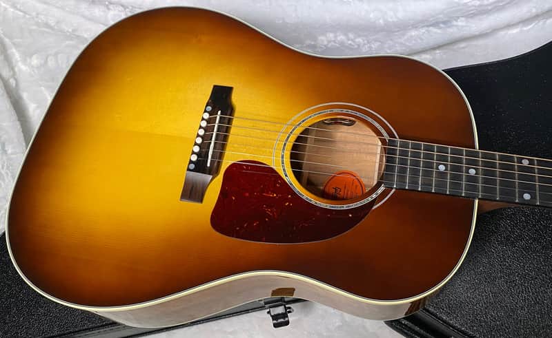 NEW! Gibson Custom Shop J-45 Koa Carpathian Spruce Acoustic-Electric Guitar - Honeyburst - Authorized Dealer - 4.4lbs - G06401 image 1