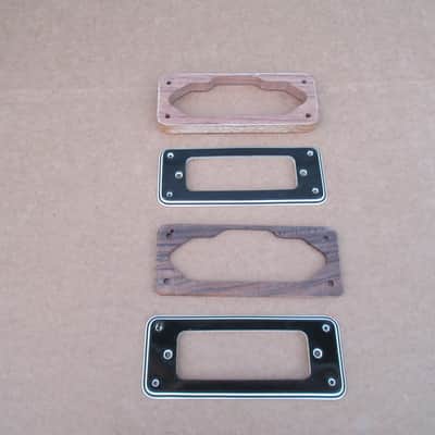 Vintage Univox Guitar Pickup Rings With Spacers Semi Hollow Body Teisco Japan image 2