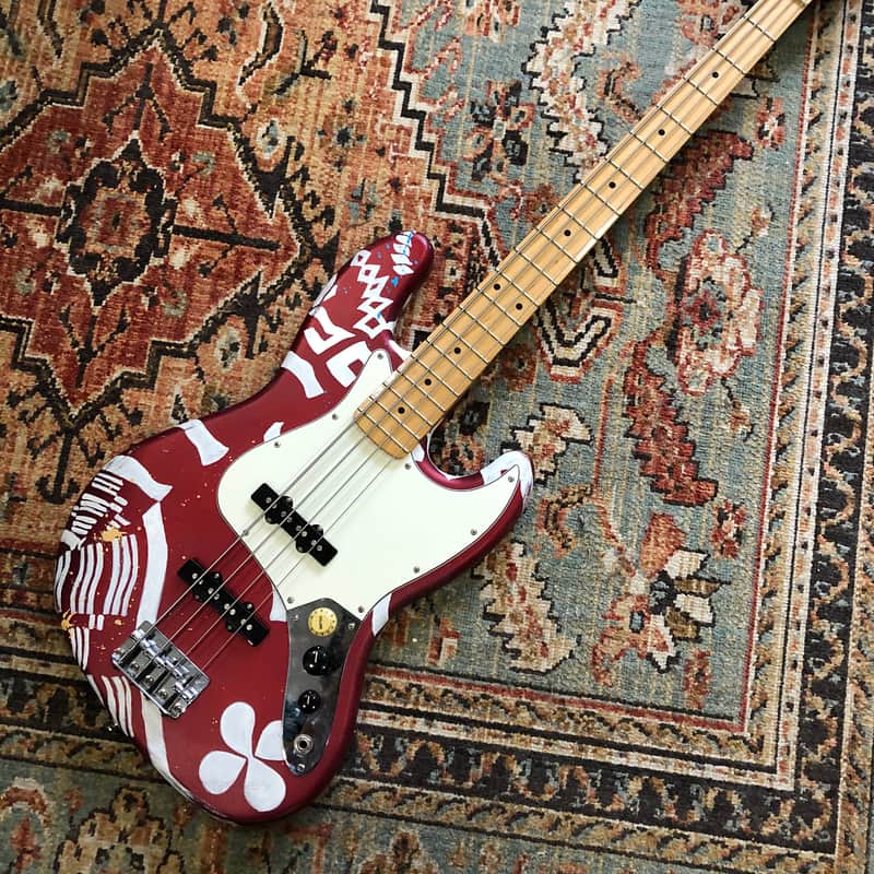 "Il Buono" Custom Hand Painted Fender Standard Jazz Bass image 1