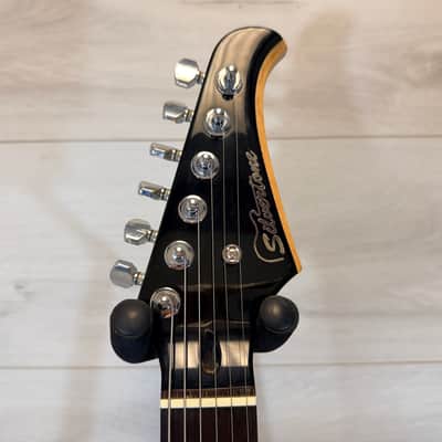 Silvertone SS-11/BK Stratocaster Style Electric Guitar – Black, Rosewood Fingerboard, Classic S-Style Tone 2002-2008 image 11