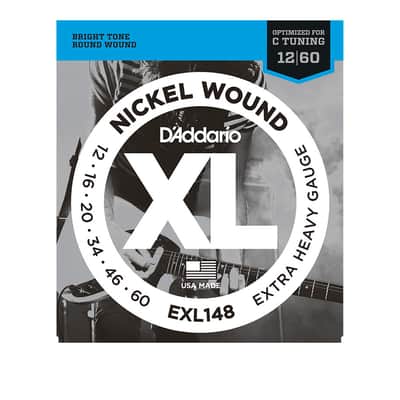 EXL148 Nickel Wound Extra-Heavy 12-60 D'Addario image 1