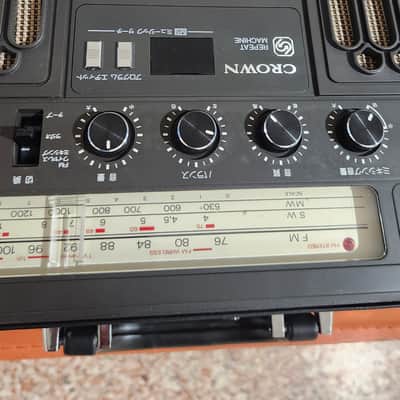 Rare Crown RX-980 Briefcase Stereo Cassette Deck Boombox RX-9800 Japan 007 image 4