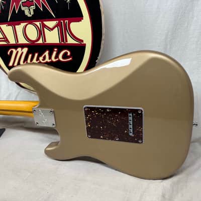 Parts Warmoth Alder body + 2022 Fender American Professional II neck Stratocaster Guitar with Case - Fire Mist Gold image 12