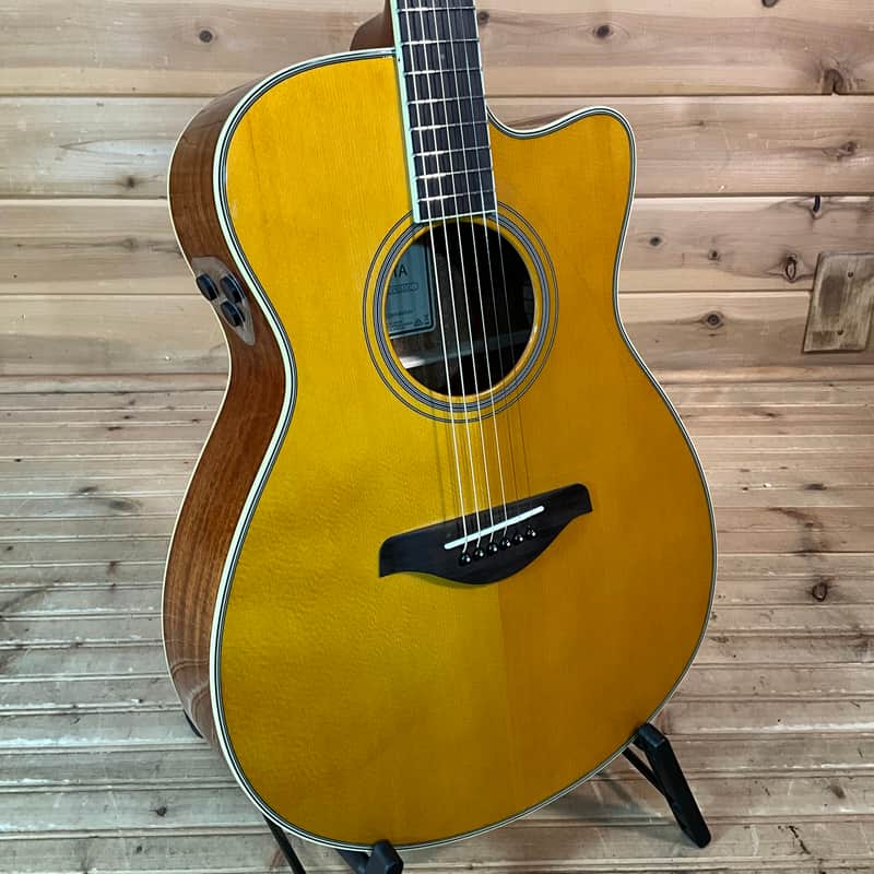 Yamaha FSC-TA TransAcoustic Guitar - Vintage Tint image 1