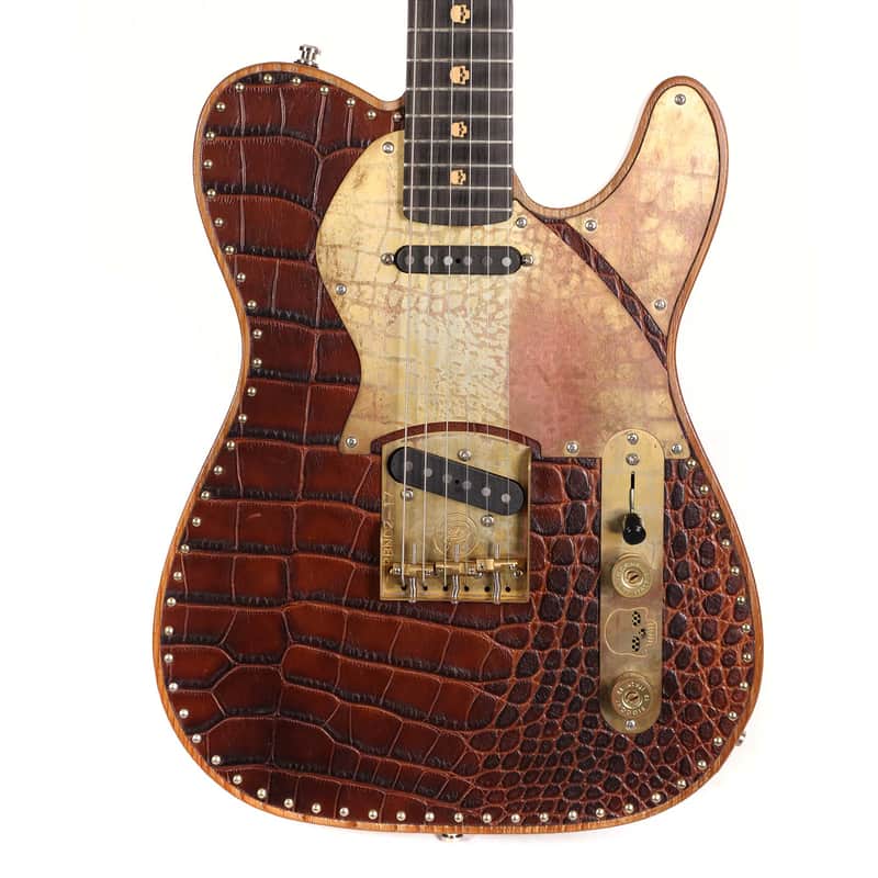 Paoletti Nancy Wine Crocodile Series Guitar 2019 image 1