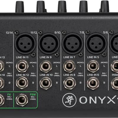 Mackie Onyx12 12-Channel Analog Mixer with Multitrack USB- Dark Gray image 3