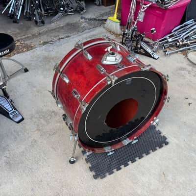 Tama 14x24 Cherry Superstar Bass Drum image 1