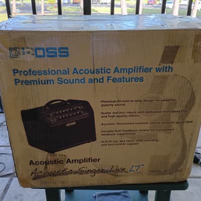 Boss Acoustic Singer Live LT 60-Watt 1x6.5" Guitar Combo w/Amp Cover image 10