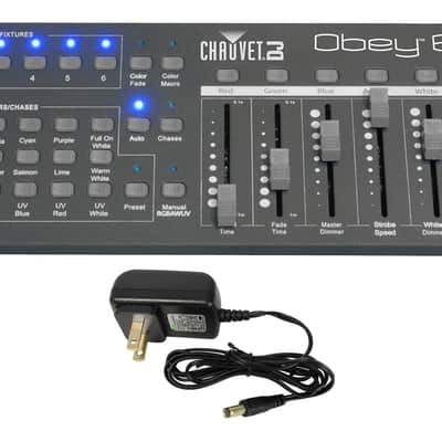 Chauvet DJ Obey 6 Compact Universal 6 Channel DMX DJ MIDI FX Controller image 1