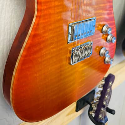Warmoth Telecaster 2026 - Flamed orange burst image 4