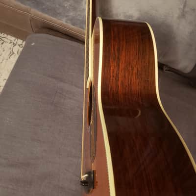Santa Cruz Guitar Co. | OM Custom | Brazilian Rosewood & Tunnel 13 Redwood | Serial No. 4741 | Nitrocellulose image 16