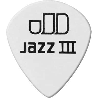 Dunlop 478R100 Tortex White Jazz III 1,00mm sachet de 72 image 2