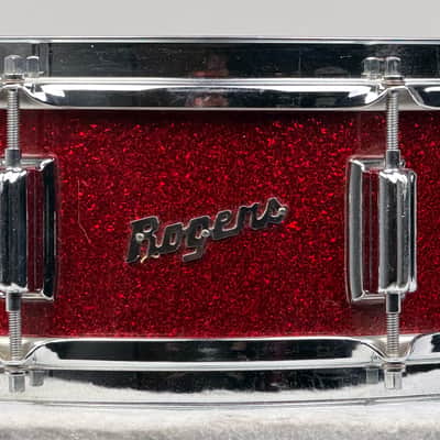 Rogers 22/13/16/5x14" VIDEO 60's Dayton-Era Holiday "Cozy Cole" Drum Set - Red Sparkle imagen 9