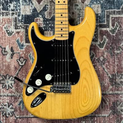 1976 Fender Stratocaster Vintage Left Handed Natural Electric Guitar W/ Hardshell Case! image 7