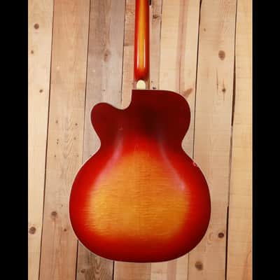 Silvertone Aristocrat 1356 1950s - Red to Gold Sunburst image 6