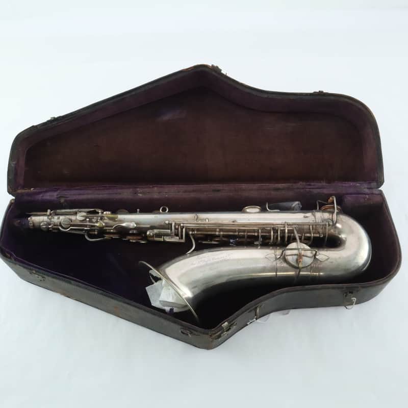 Evette-Schaeffer Tenor Saxophone in Silver Plate ROBERT HOWE