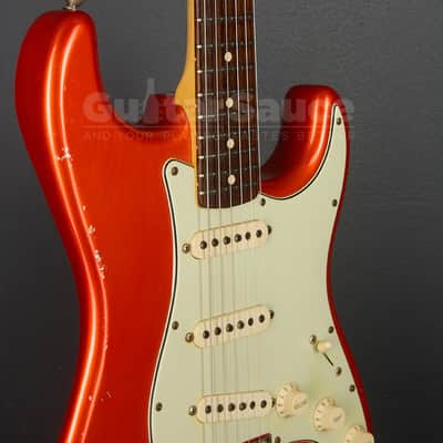 Fender Custom Shop Limited Edition 64 Stratocaster Candy Tangerine Red 2009 Used (COD 29UG) image 8