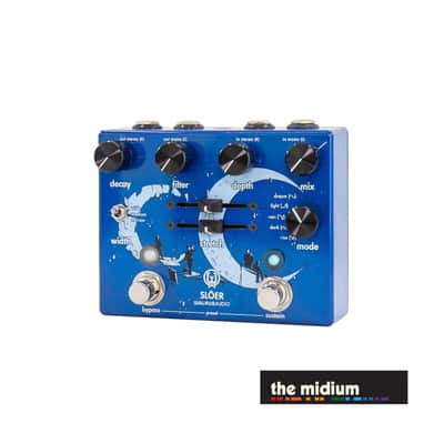 Walrus Audio Slöer stereo multi-texture reverb pedal - Lollipop Blue image 5