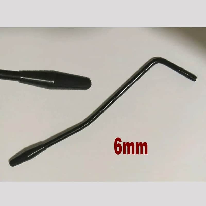 Replacement Tremolo Arm style 2 for Ibanez Hard Rocker, etc. 6mm Black # Roadstar II Hardrocker image 1
