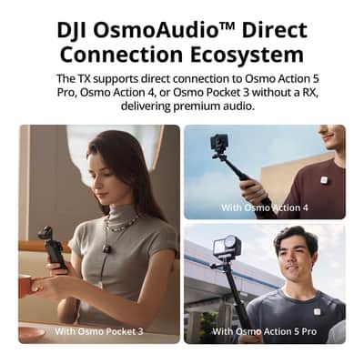 DJI Mic Mini 2.4GHz 2-Person Clip-On Digital Wireless Microphone System with Charging Case image 6