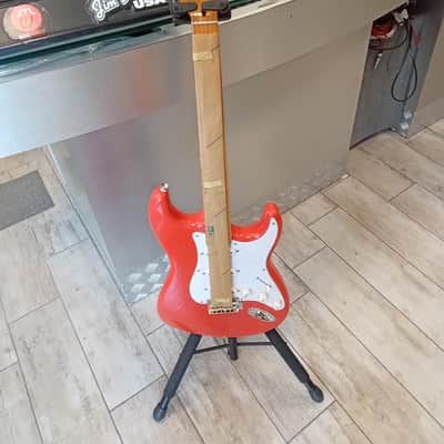 Chitarra Fender Strato Squier modello Classic Vibe 50s Fiesta Red Nuova. image 2