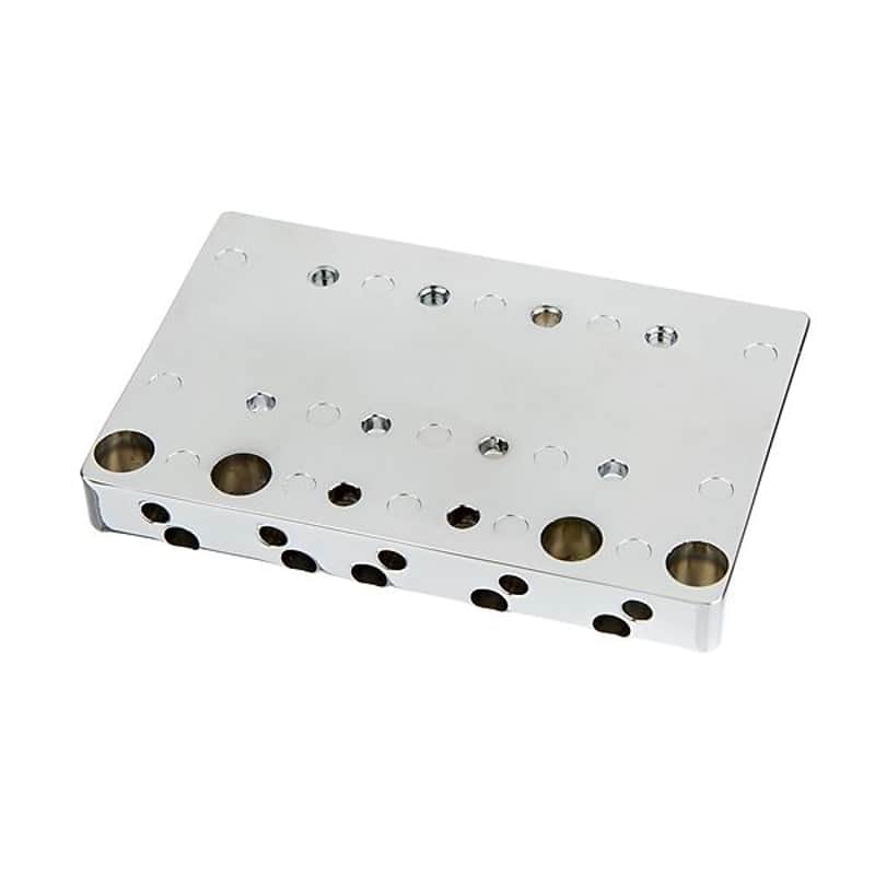 Fender 099-4409-000 HiMass 5-String Bass Wide Bridge Assembly with Zinc Saddles image 2