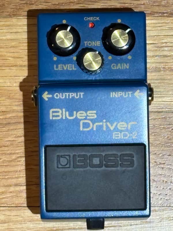 Boss BD-2 Blues Driver (Silver Label) 1995 - Present - Blue