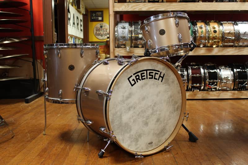 1950s/60s Gretsch Progressive Jazz Outfit in Copper Mist 14x20 8x12 14x14 image 1