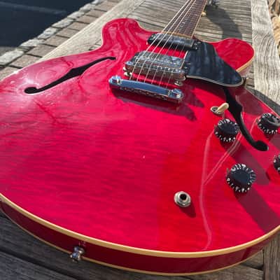 Gibson ES335 1987 - Flamed Cherry Red image 16