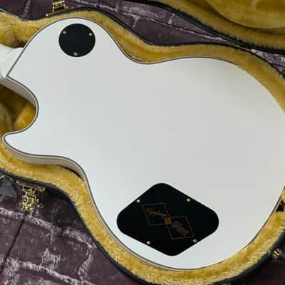2025 IGC Epiphone Inspired by Gibson Les Paul Custom Alpine White New Unplayed Auth Dlr 8lb10oz #610 image 12