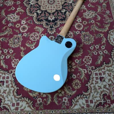 Reverend Buckshot Electric Guitar Chronic Blue Maple Neck #64228 image 4