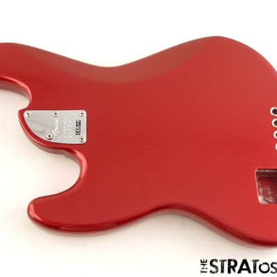 Fender American Ultra II Jazz Bass BODY & HARDWARE USA Guitar Sinister Red image 3