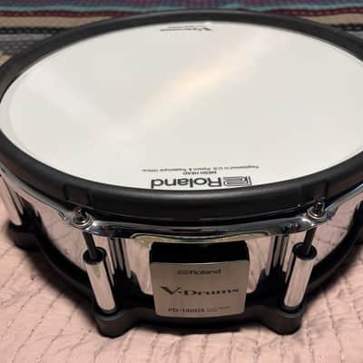 Roland PD-140DS V-Pad 14" Mesh Snare Drum Pad 2010s - Chrome/Black image 1