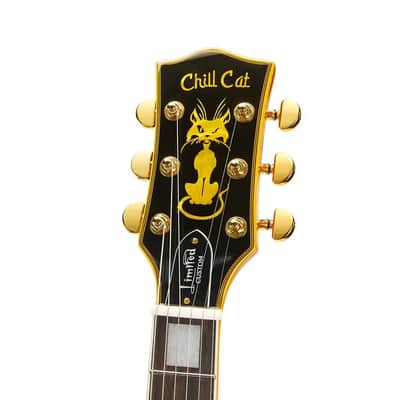 Chill Cat MOD SHOP Collection Bat Edition Yellow Widow Electric Guitar image 5