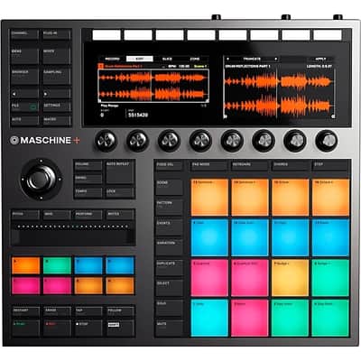 Native Instruments  MASCHINE+ Standalone Groovebox and Sampler 2024 - BLACK image 2