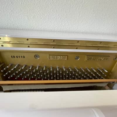 Acoustic Upright Gloss White Hobart Cable Piano image 5