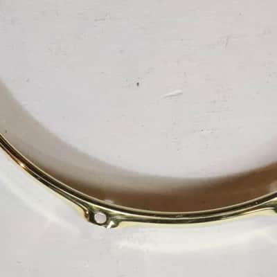 World Max 14" Brass Plated Steel Snare Side hoop 8 lug #2 image 2