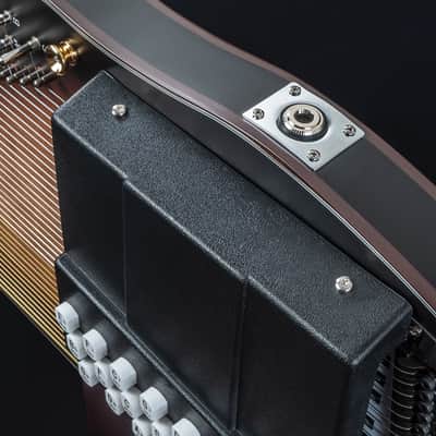 Oscar Schmidt OS11021AE "The Americana" 21 Chord Electric Autoharp w/Passive Electronic Pickup image 4