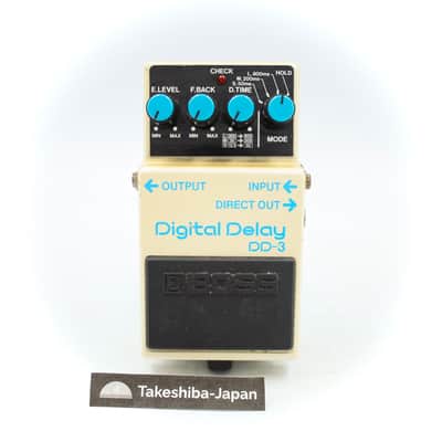 Boss DD-3 Digital Delay Long Chip 1988 Made in Japan Blue Label Guitar Effect Pedal 969834