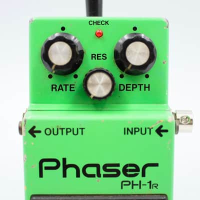 Boss PH-1R Phaser Made in Japan 1983 Black Label ACA Vintage Guitar Effect Pedal 377200 image 3